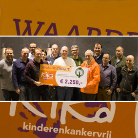 € 4500,- voor strijd tegen kanker